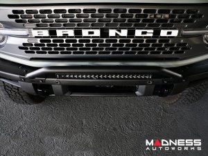 Ford Bronco Front Bull Bar - Factory Bumper - DV8 Ford Bronco Front Bull Bar - Factory Bumper - DV8